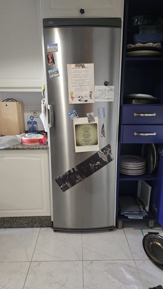 Nevera acero de 2 años