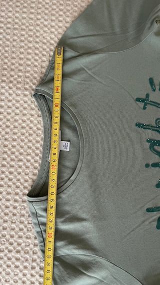 Camiseta Massimo Dutti verde de manga larga