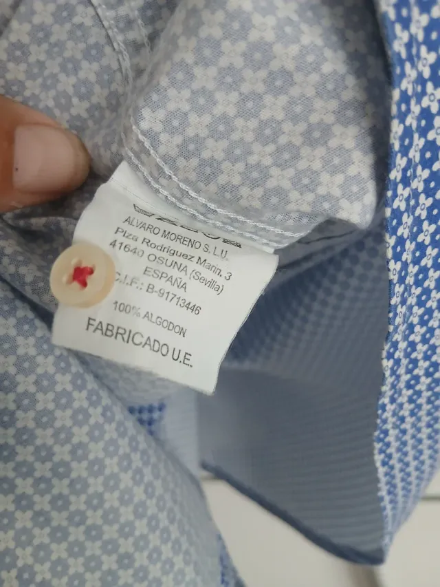 Camisa Alvaro Moreno Talla M Estampada