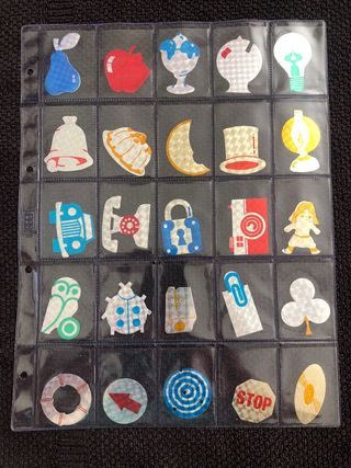 Cromos pegatinas panrico bollycao siluetas