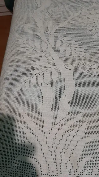 Coperta matrimoniale fatta a mano in cotone all' u