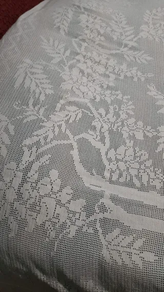 Coperta matrimoniale fatta a mano in cotone all' u