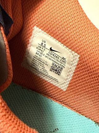 Zapatillas Nike Gris y Naranja