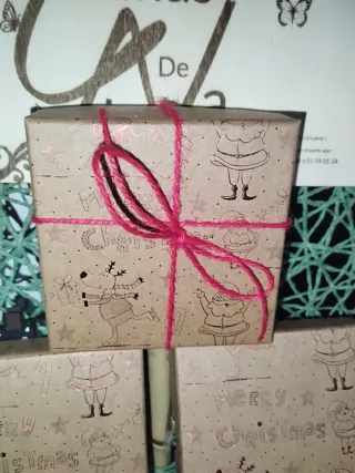 Wax Melts figuras Navideñas  aromas en caja regalo