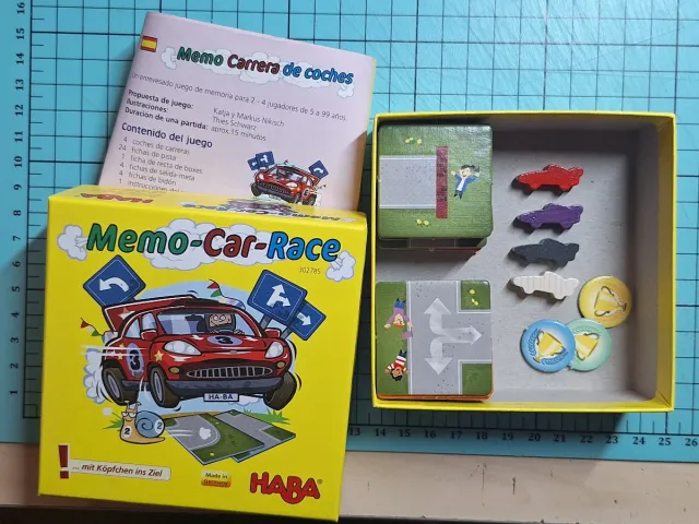 Juego de mesa Memo-Car-Race HABA