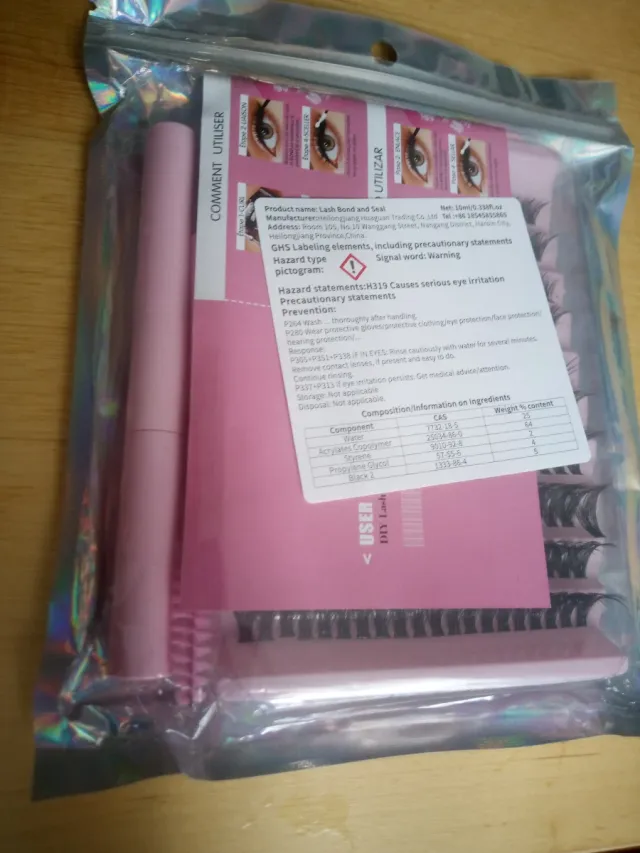 Pestañas postizas negras