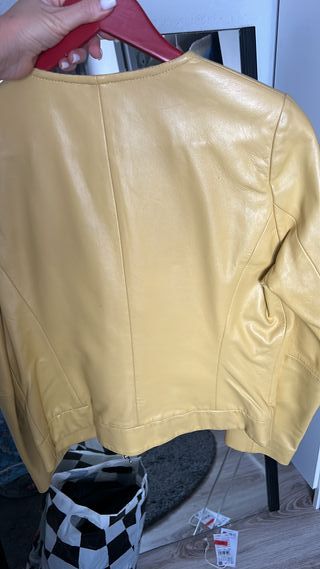 Cazadora Piel Cortefiel Talla M