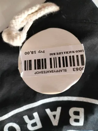 Mochila Macba Life Cuerdas Negra