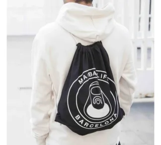 Mochila Macba Life Cuerdas Negra