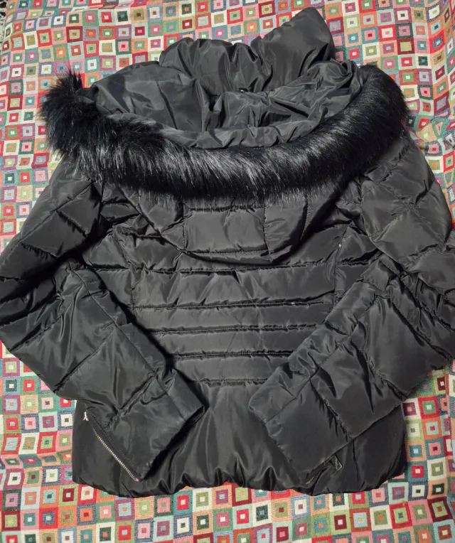 Chaqueta plumífera Mango con capucha