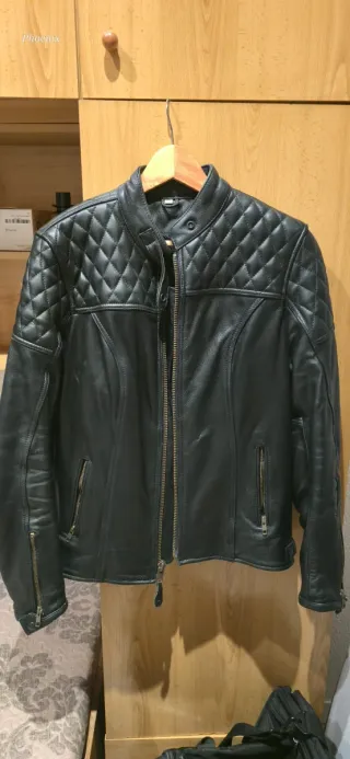 Chaqueta Moto Cuero Mujer