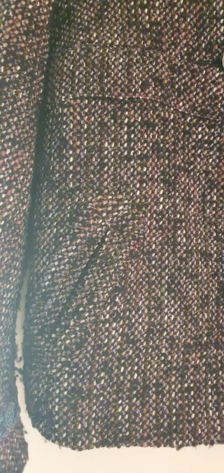 Chaquetón corto jaspeado