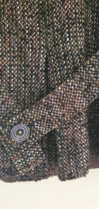 Chaquetón corto jaspeado