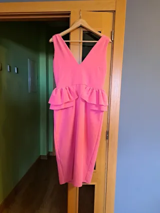Vestido rosa para eventos