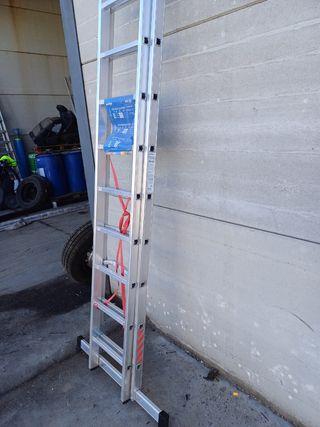 Escalera Aluminio 2 Tramos EN131