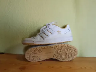 Adidas Forum Blancas Doradas Talla 44