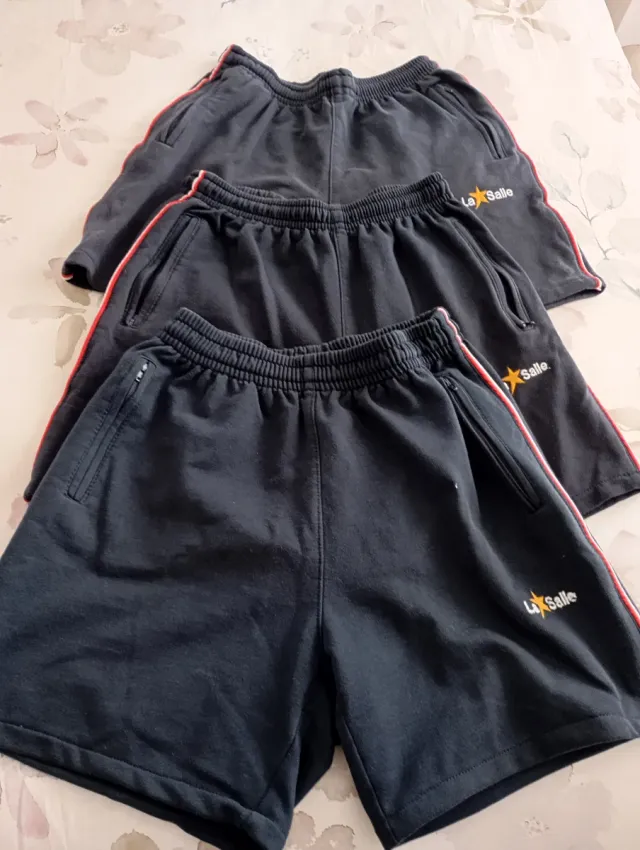 Lote 3 Pantalones Cortos Deporte La Salle Unixes