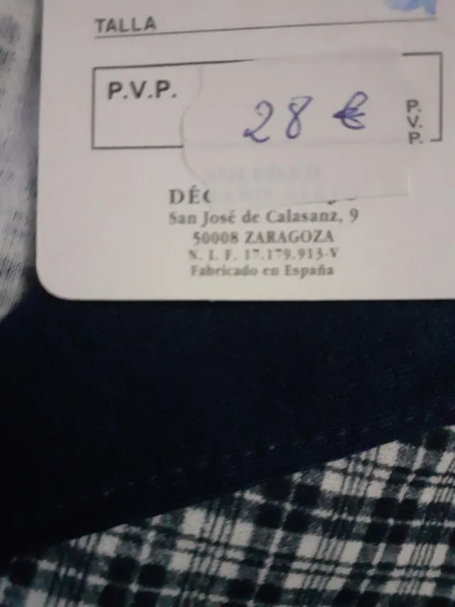 Pijama Dégant unisex Cuadros Azul/Blanco