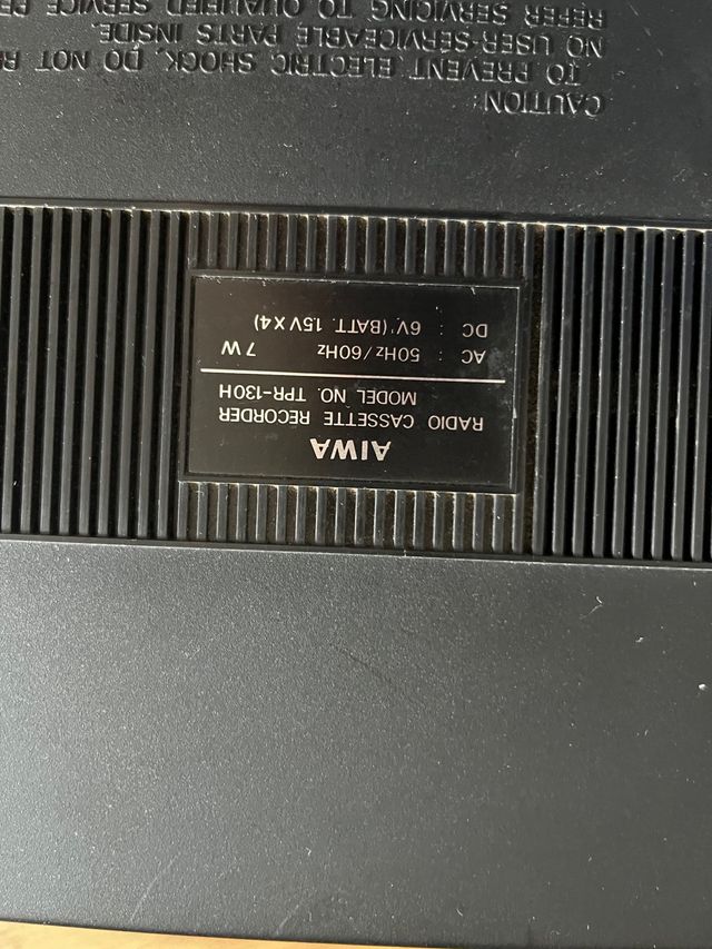 Radiocasete AIWA TPR-130H vintage