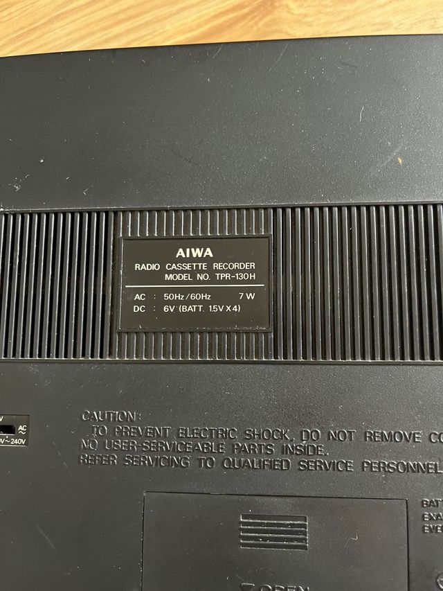 Radiocasete AIWA TPR-130H vintage