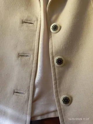 Chaqueta forrada beige