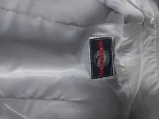 Giacca in pelle bianca