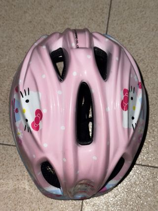 Casco bici infantil KED y Hello Kitty