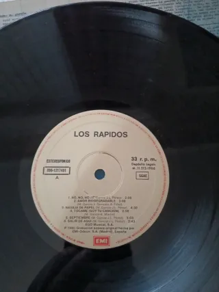 Vinilo Rápidos - Pop Rock Nacional