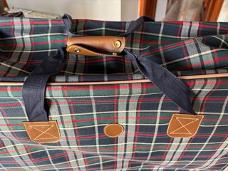 Conjunto Maletas y Bolso Viaje Vintage Cuadros