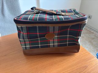 Conjunto Maletas y Bolso Viaje Vintage Cuadros