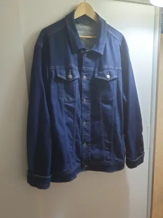 Chaqueta tejana azul talla XL