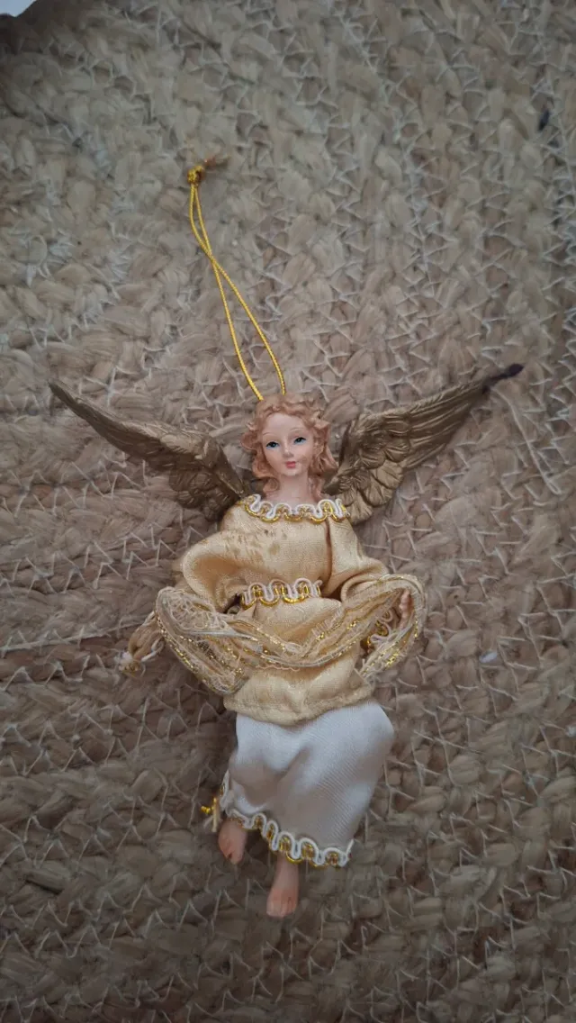 Angelo decorativo natalizio antico