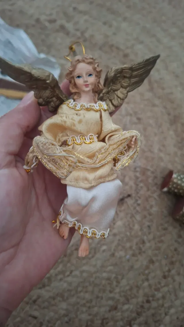 Angelo decorativo natalizio antico