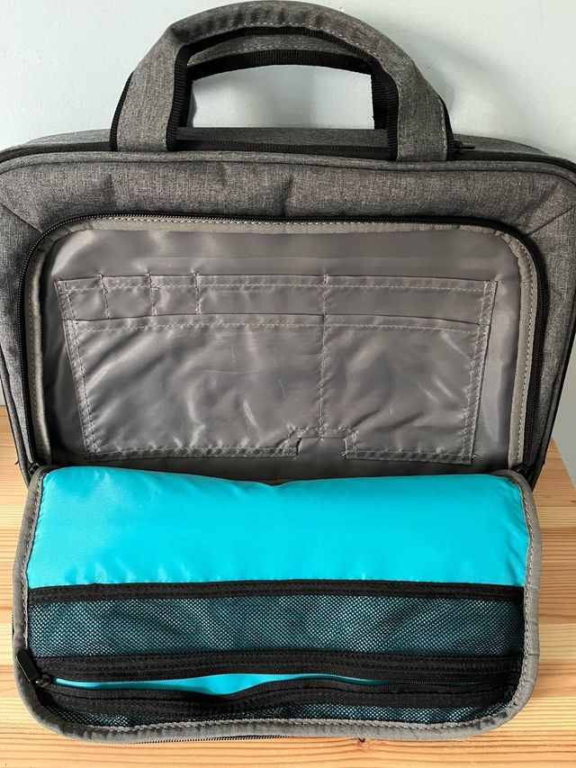 Maletín para portátil Qilive gris