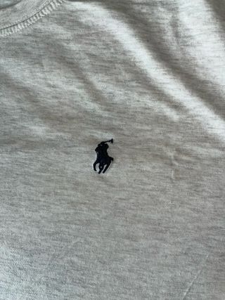 Camiseta Polo Ralph Lauren Gris y Blanca