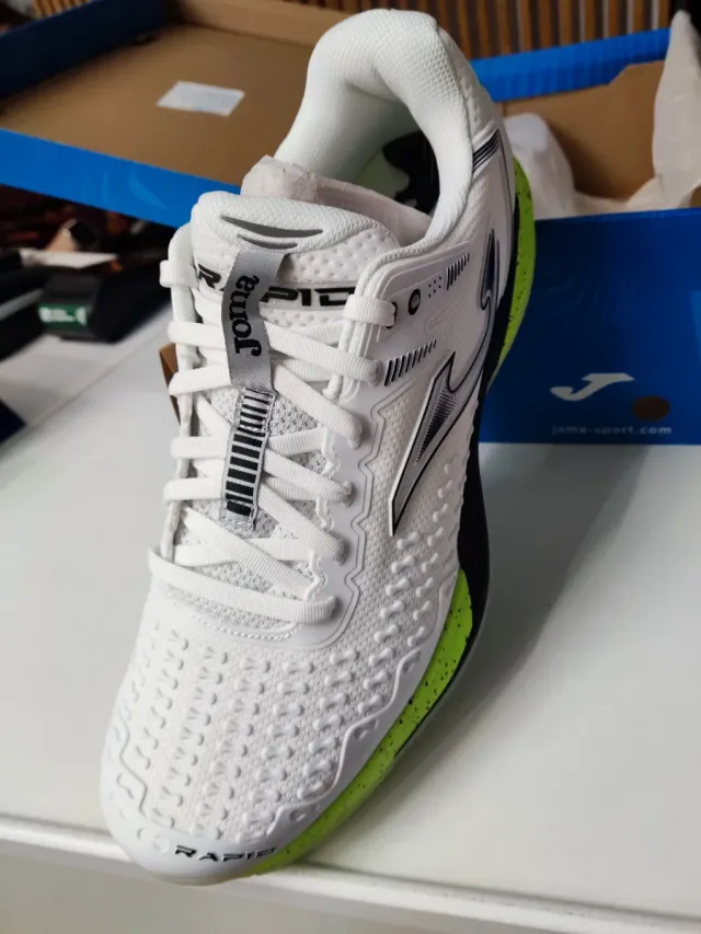 Zapatillas Tenis Padel Joma Rapid Hombre Verde/Bla