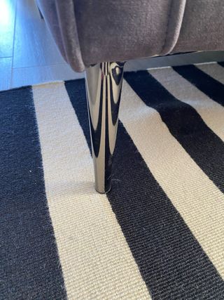 Sofá 3-4 plazas, tela efecto aterciopelado..