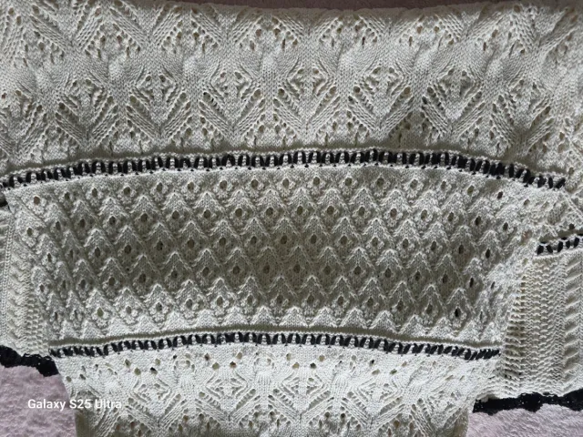 Vestido largo crochet Zara