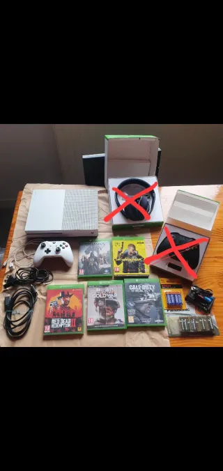 Xbox One S 1TB Bundle con Juegos y Accesorios