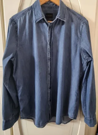 Camicia jeans Sisley uomo