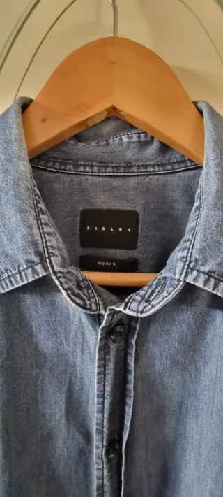 Camicia jeans Sisley uomo