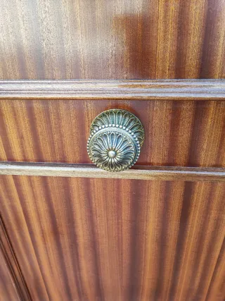 Puerta blindada madera