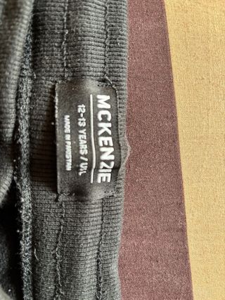 Pantalón chándal niño 12-13 años McKenzie negro