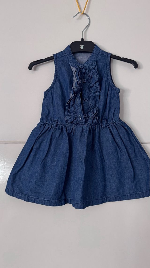 Vestido vaquero bebé niña