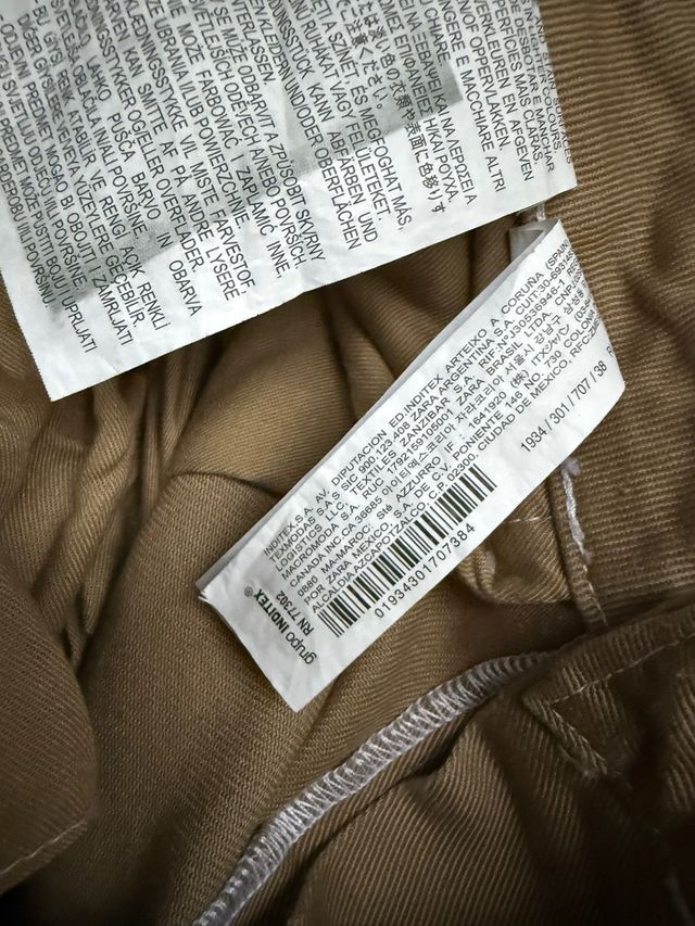 Pantalon cargo Zara uomo