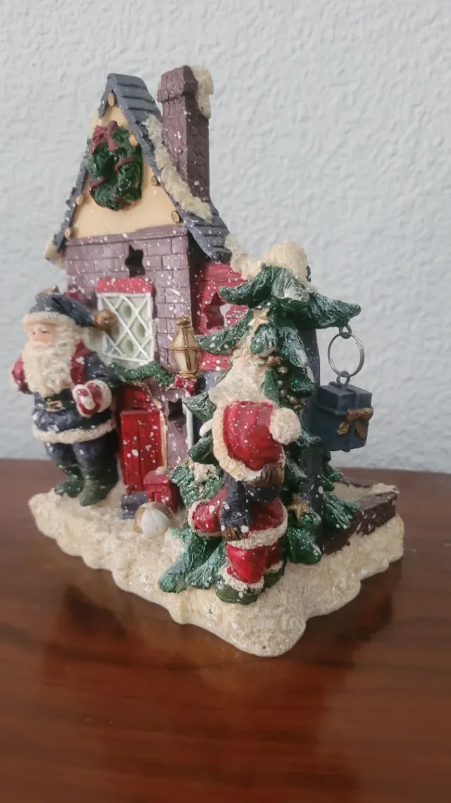Decoración Navideña Casa Santa Claus