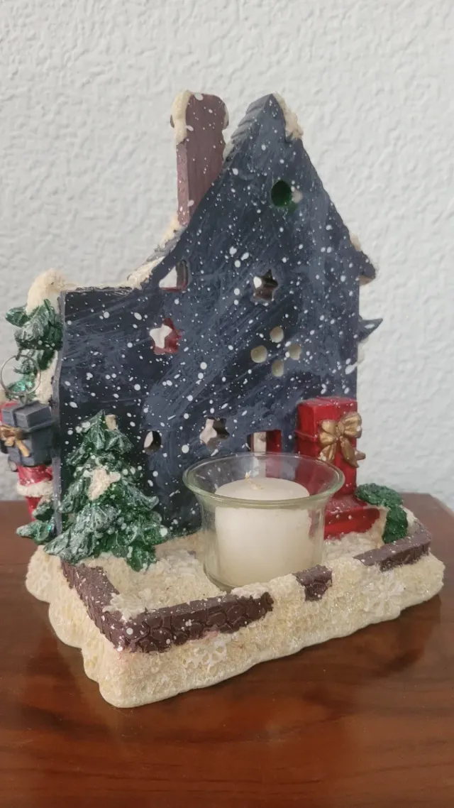 Decoración Navideña Casa Santa Claus