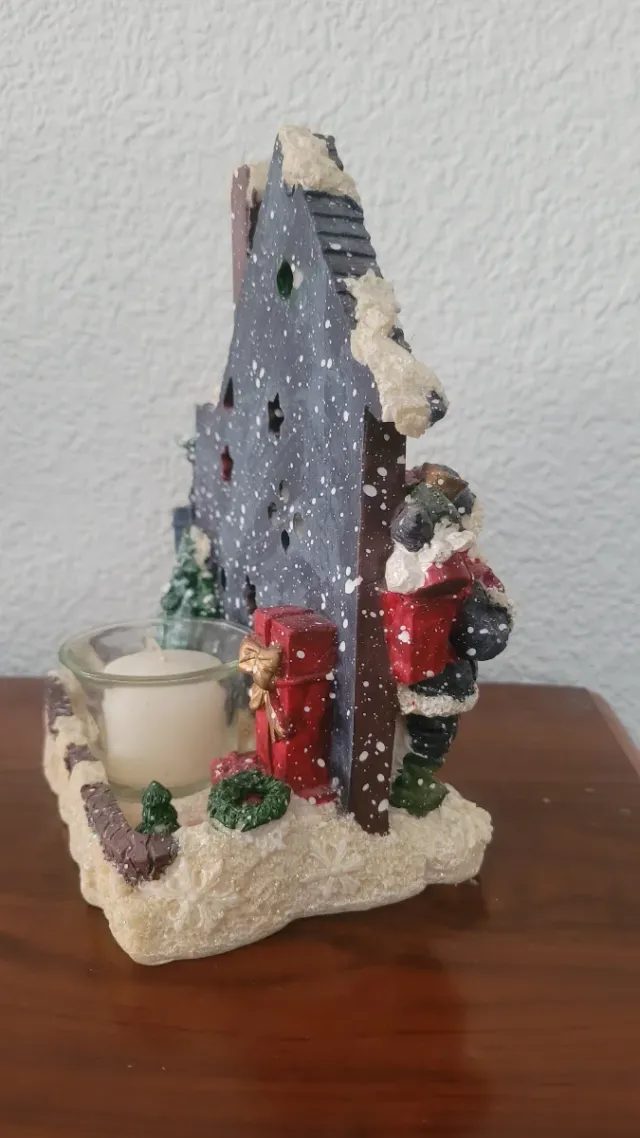 Decoración Navideña Casa Santa Claus