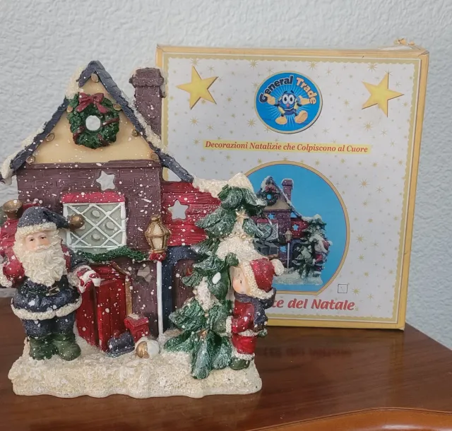 Decoración Navideña Casa Santa Claus