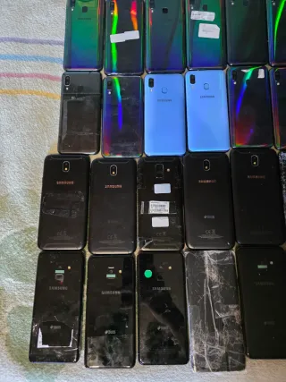 Lote Pack  42 Samsung Galaxy piezas NO FUNCIONAN
